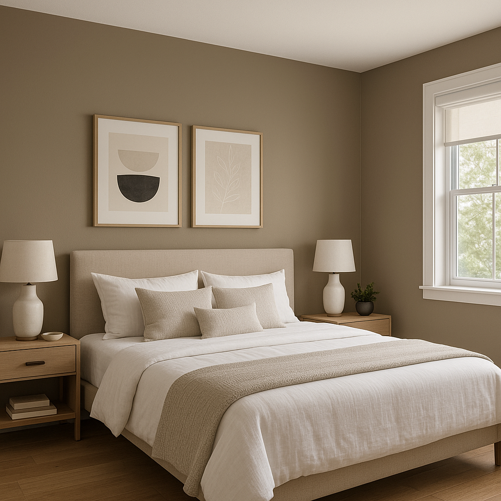 Benjamin Moore Stampede (979): A Versatile Neutral with Earthy Warmth.