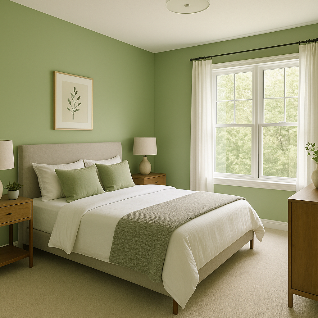 Benjamin Moore Stem (2029-40): A Vibrant Green with Endless Potential.