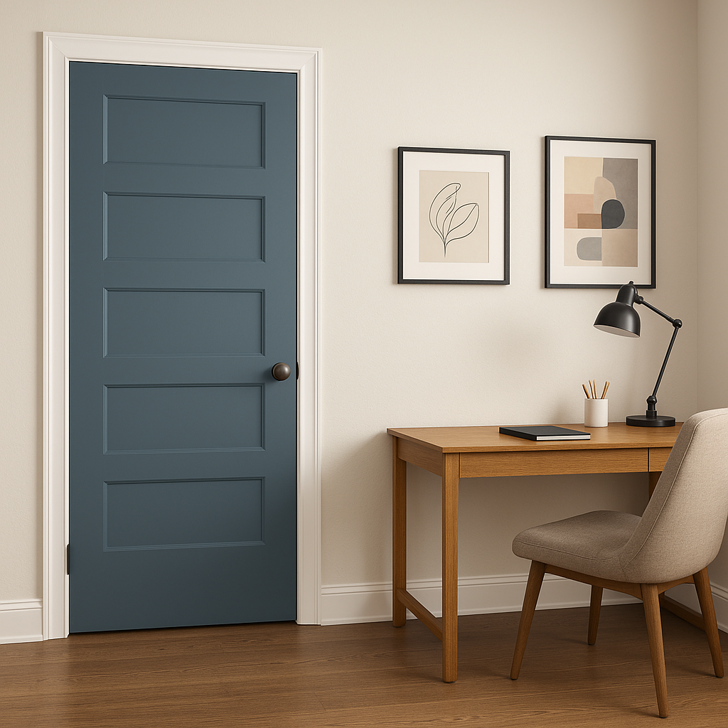 Benjamin Moore Stillwater (1650): A Deep, Sophisticated Hue for Timeless Elegance.