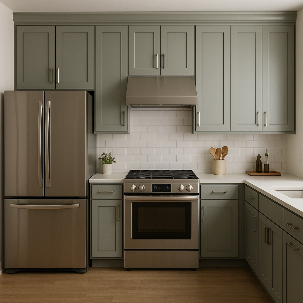 Benjamin Moore Stonybrook (1566): A Timeless Gray-Green Hue for Versatile Elegance.