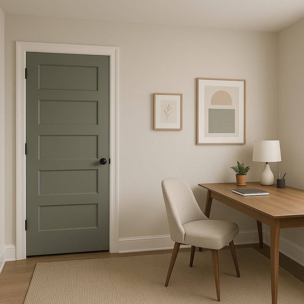 Benjamin Moore Stonybrook (1566): A Timeless Gray-Green Hue for Versatile Elegance.