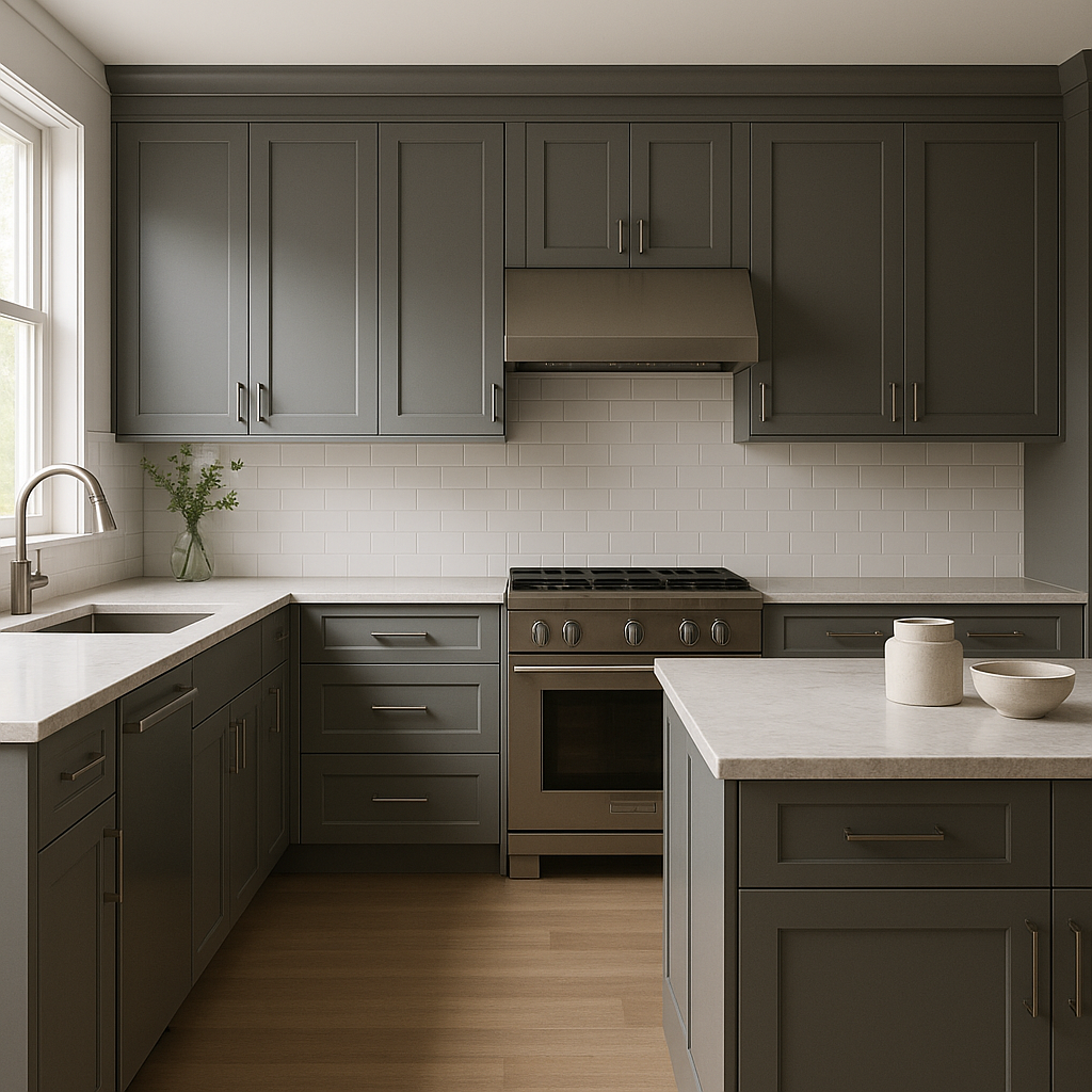 Benjamin Moore Stormy (1616) – A Sophisticated Gray with Rich Depth.