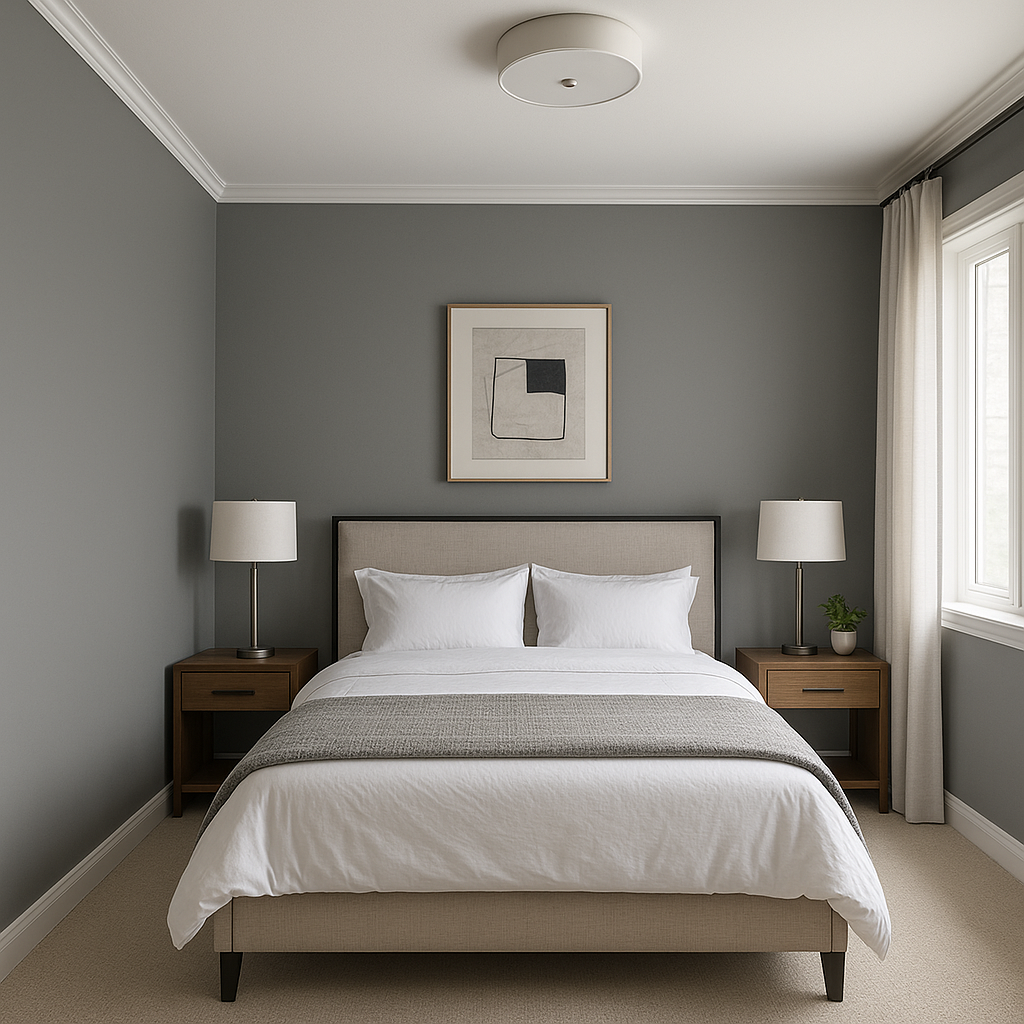 Benjamin Moore Stormy (1616) – A Sophisticated Gray with Rich Depth.