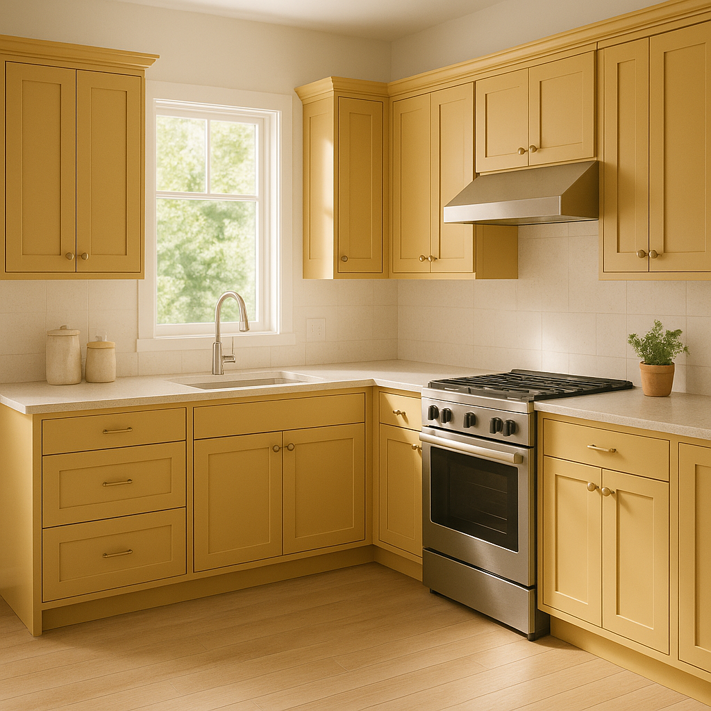 Benjamin Moore Stuart Gold (HC-10): A Warm and Timeless Hue for Sophisticated Spaces.