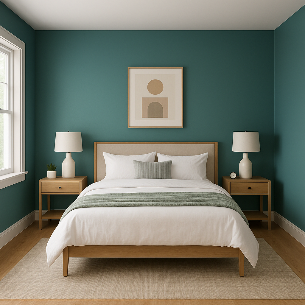 Benjamin Moore Summer (2040-40): A Vibrant and Refreshing Blue-Green Hue.