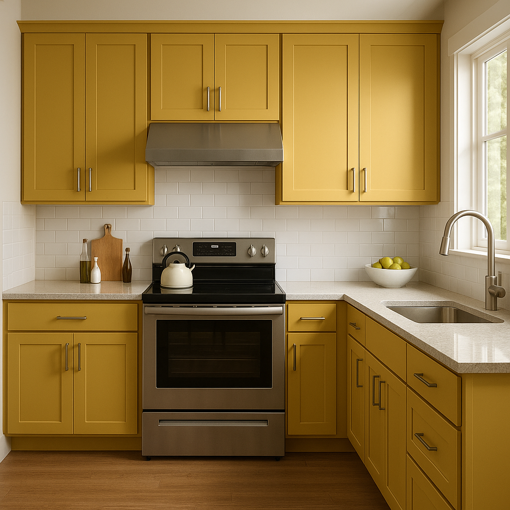 Benjamin Moore Sun (350): A Radiant Yellow Hue for Warm and Inviting Spaces.