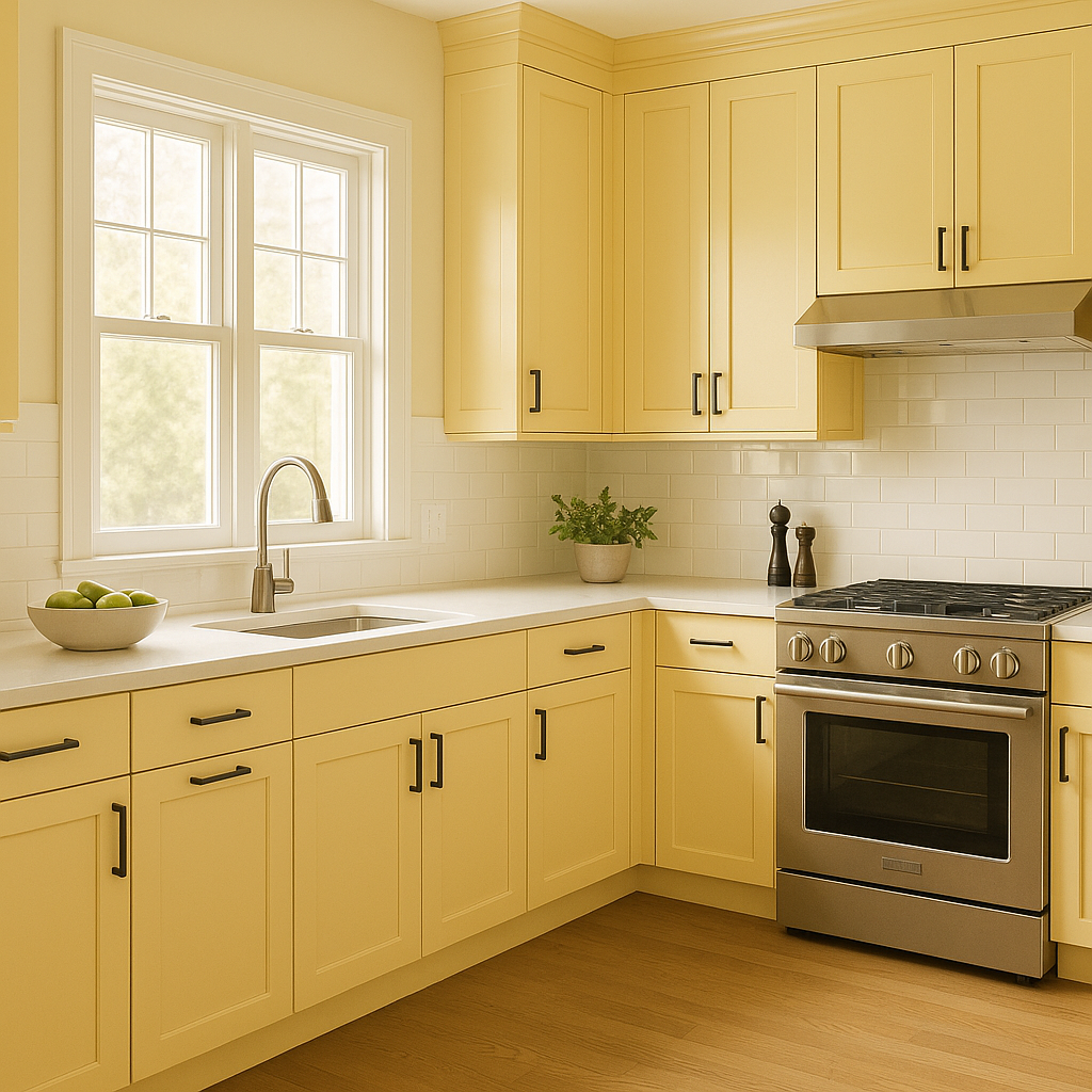 Benjamin Moore Sun (352): A Warm and Uplifting Yellow.