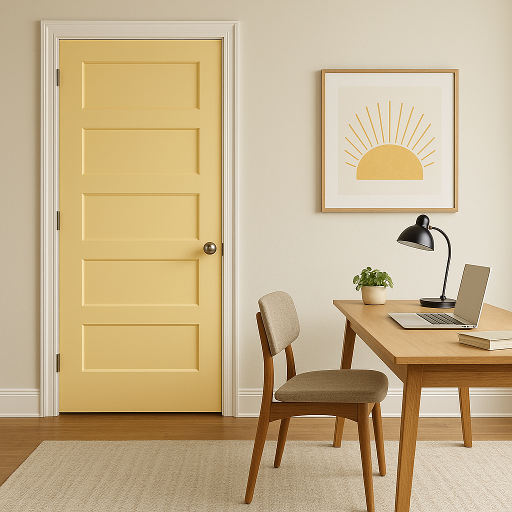 Benjamin Moore Sun (352): A Warm and Uplifting Yellow.