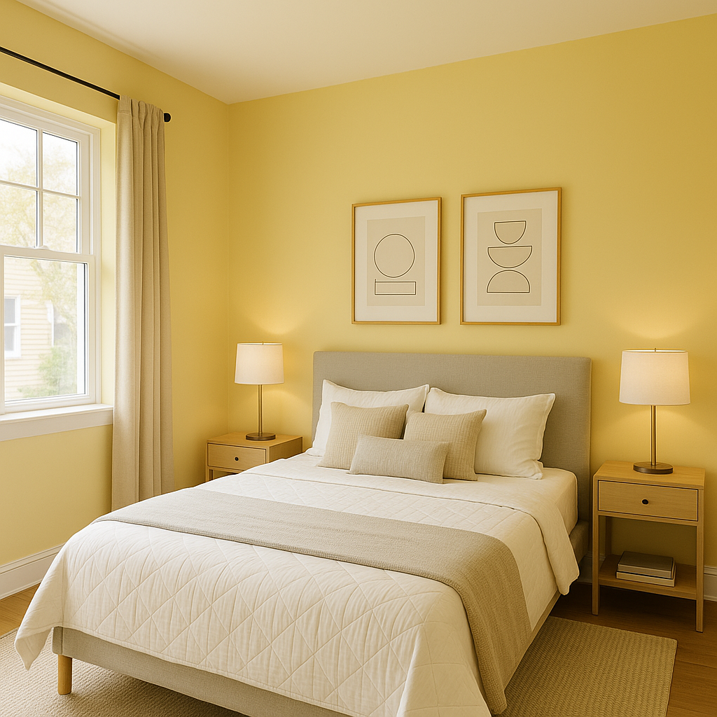Benjamin Moore Sun (352): A Warm and Uplifting Yellow.