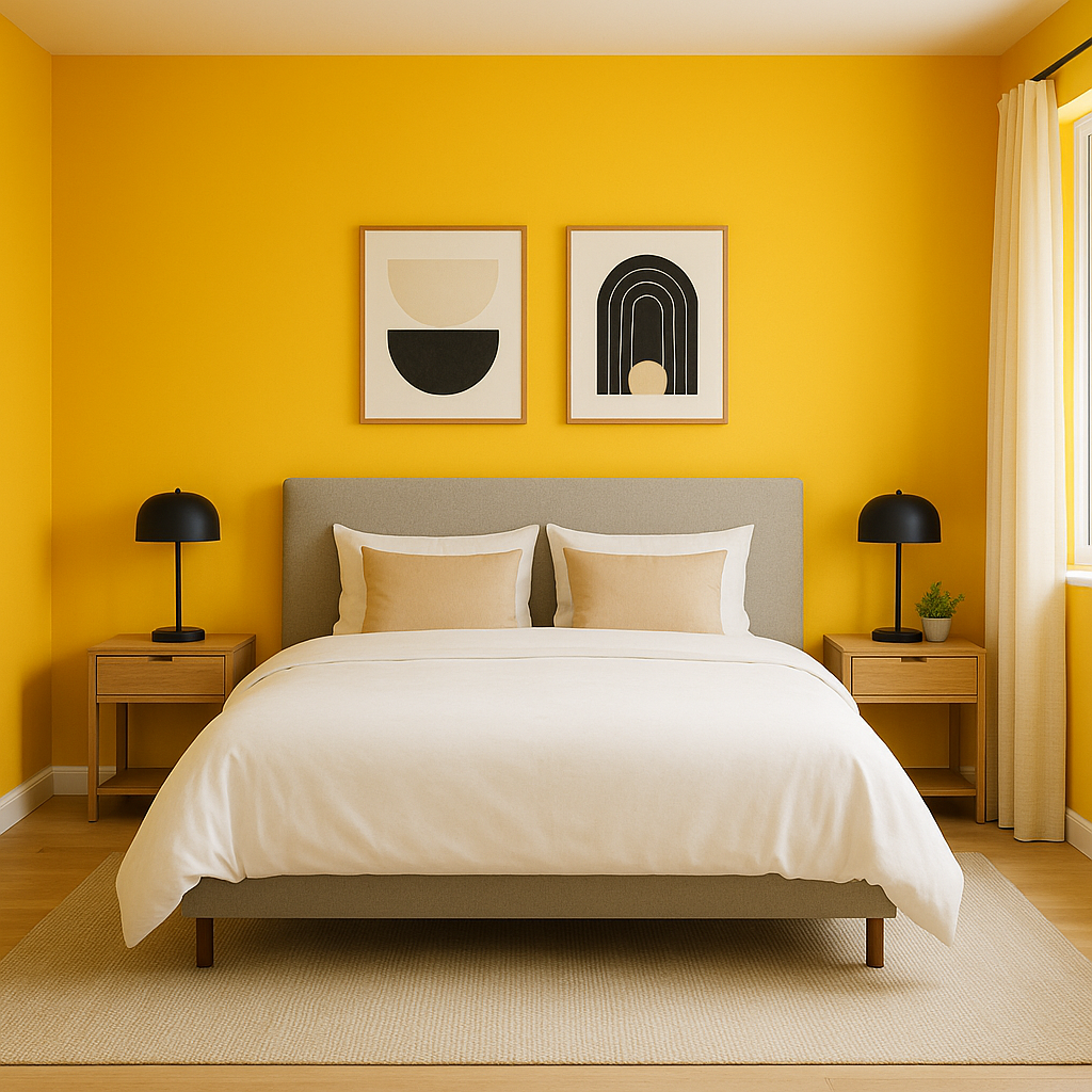 Benjamin Moore Sunflower (2019-30): A Vibrant and Cheerful Yellow.