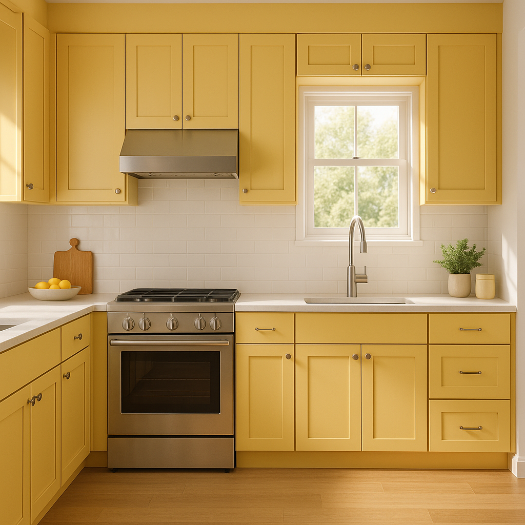 Benjamin Moore Sunny (356): A Cheerful and Versatile Yellow.
