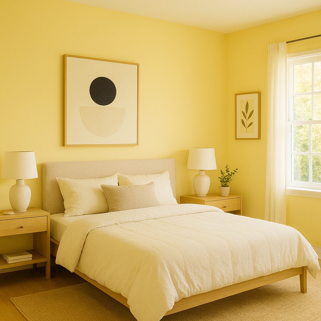 Benjamin Moore Sunshine (347): A Warm and Inviting Yellow.