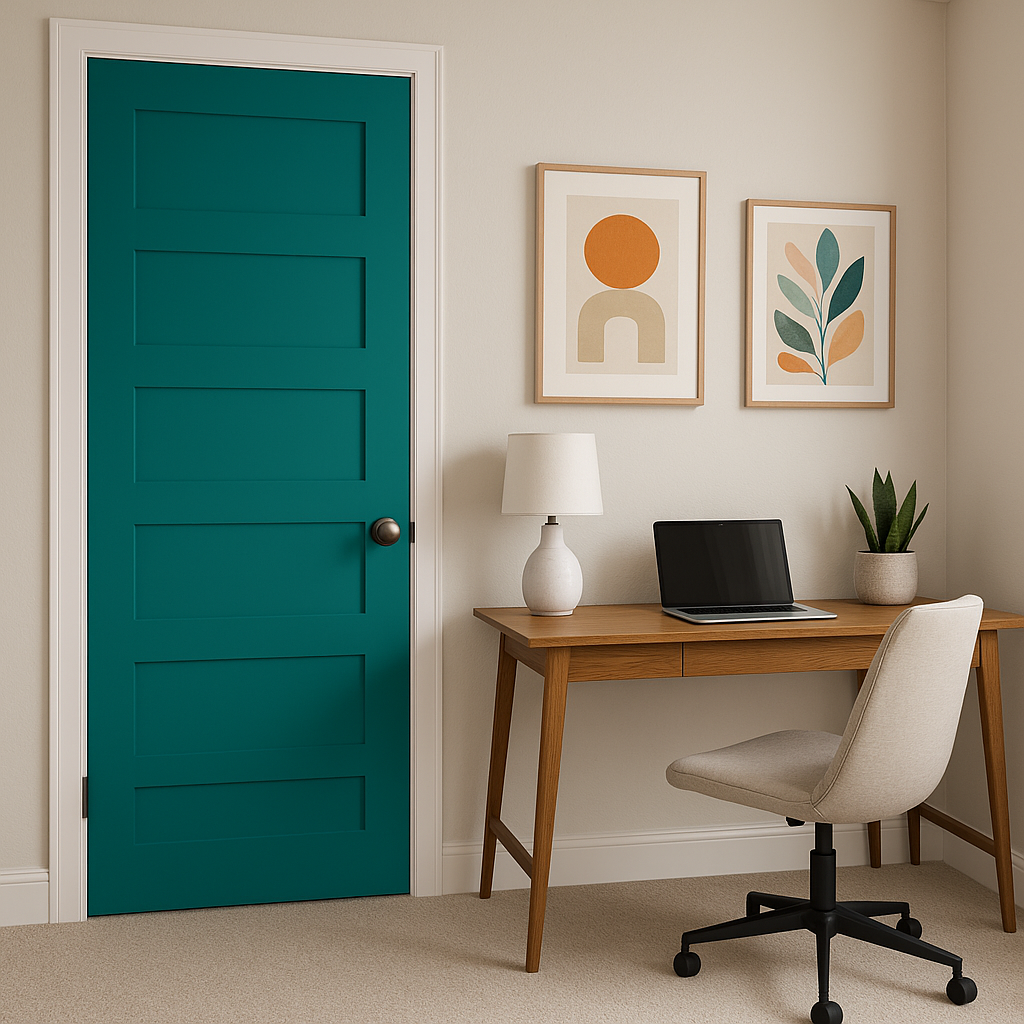 Benjamin Moore Surf (2056-30): A Vibrant Coastal Blue for Bold Interiors.