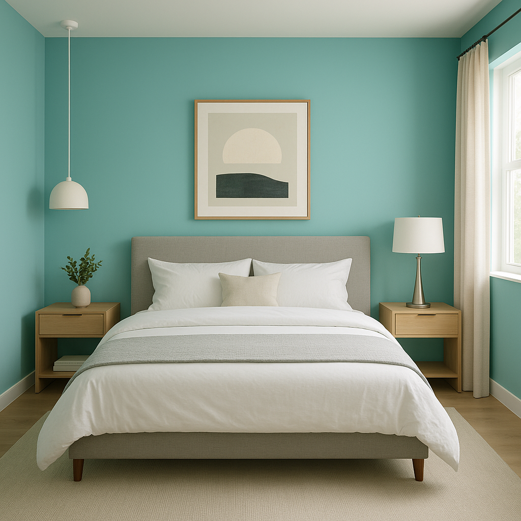 Benjamin Moore Surf 731: A Coastal-Inspired Hue for Timeless Interiors.