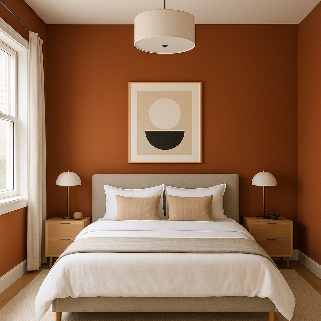 Benjamin Moore Tandoori (CSP-1105): A Bold, Warm, and Inviting Hue.