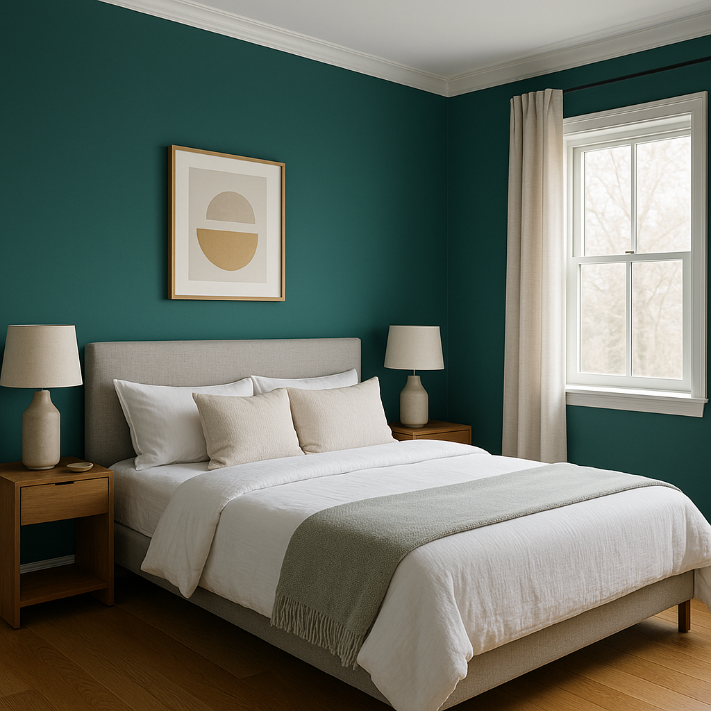 Benjamin Moore Teal (2049-30): A Captivating Jewel-Toned Hue for Dynamic Spaces.