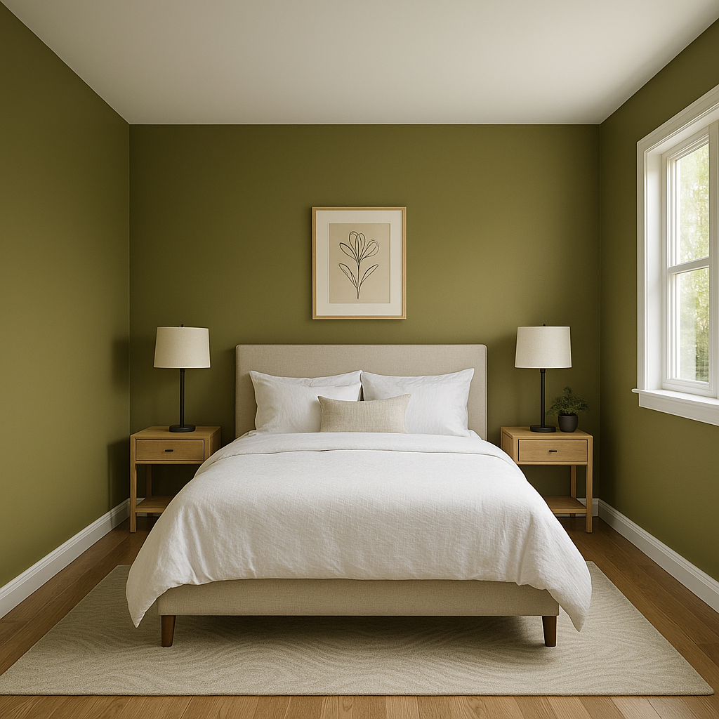 Benjamin Moore Terrapin (2145-20): A Rich, Earthy Green for Timeless Interiors.
