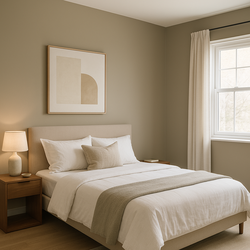 Benjamin Moore Ticonderoga (992): A Timeless Neutral for Sophisticated Spaces.