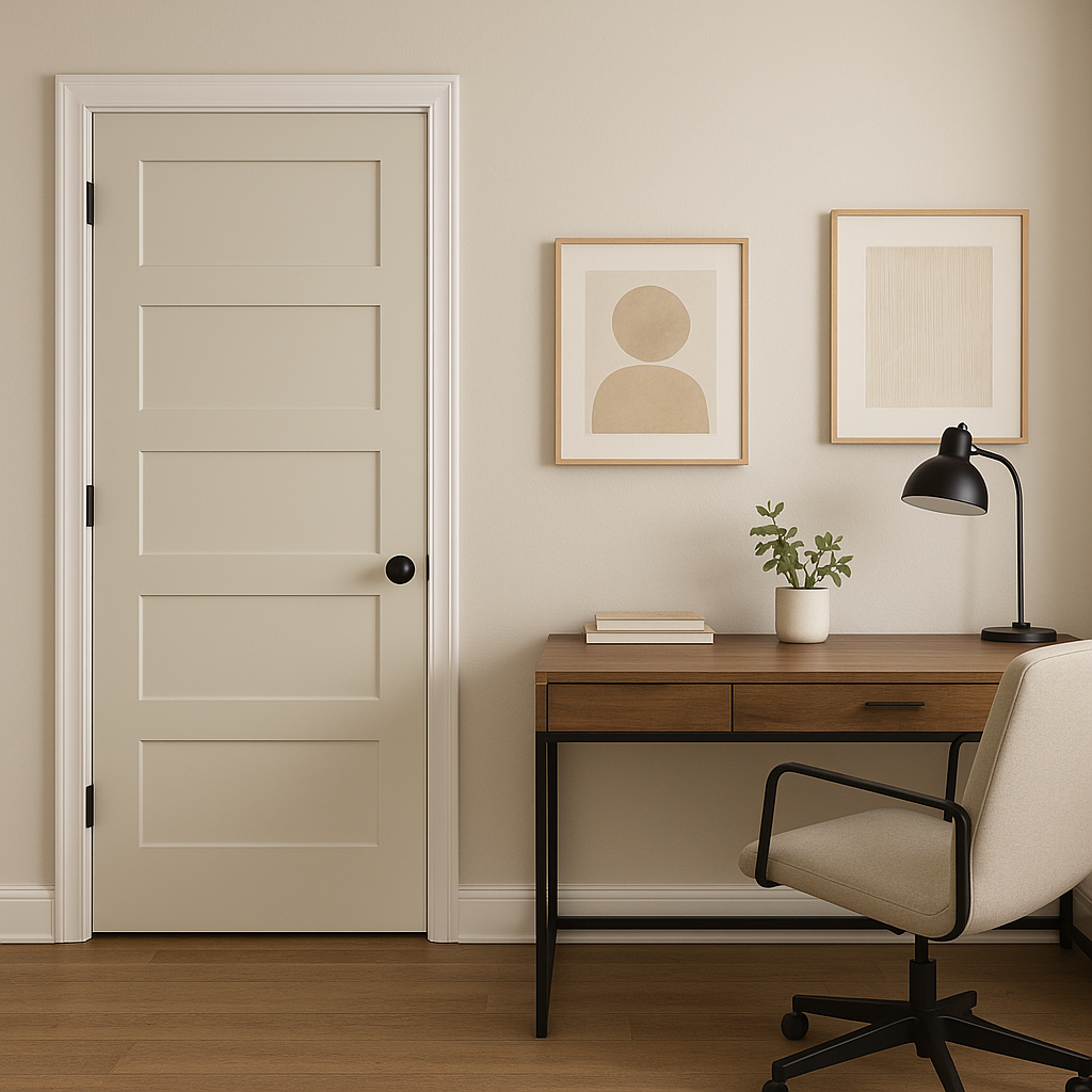 Benjamin Moore Titanium (2141-60): A Soft, Versatile Neutral with Cool Undertones.