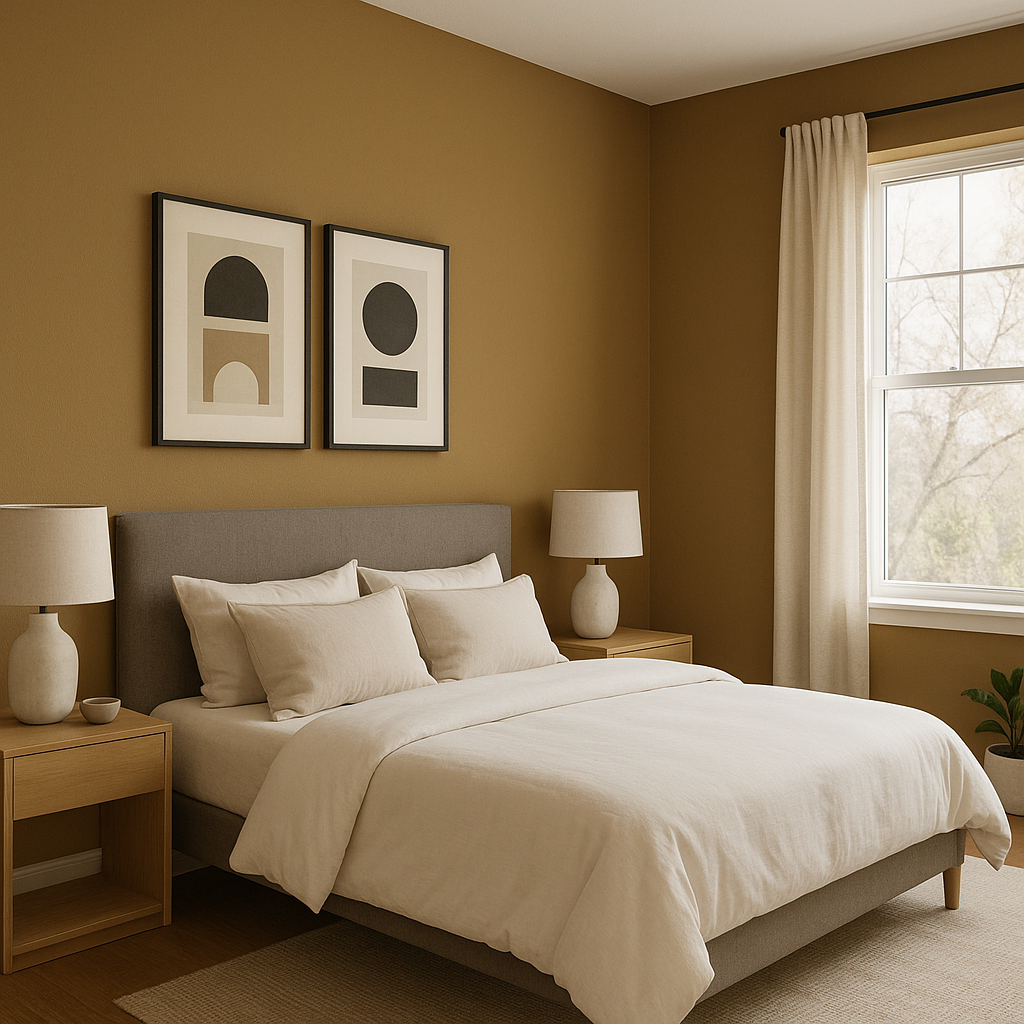 Benjamin Moore Toasted (1049): A Timeless Neutral with Warm Undertones.
