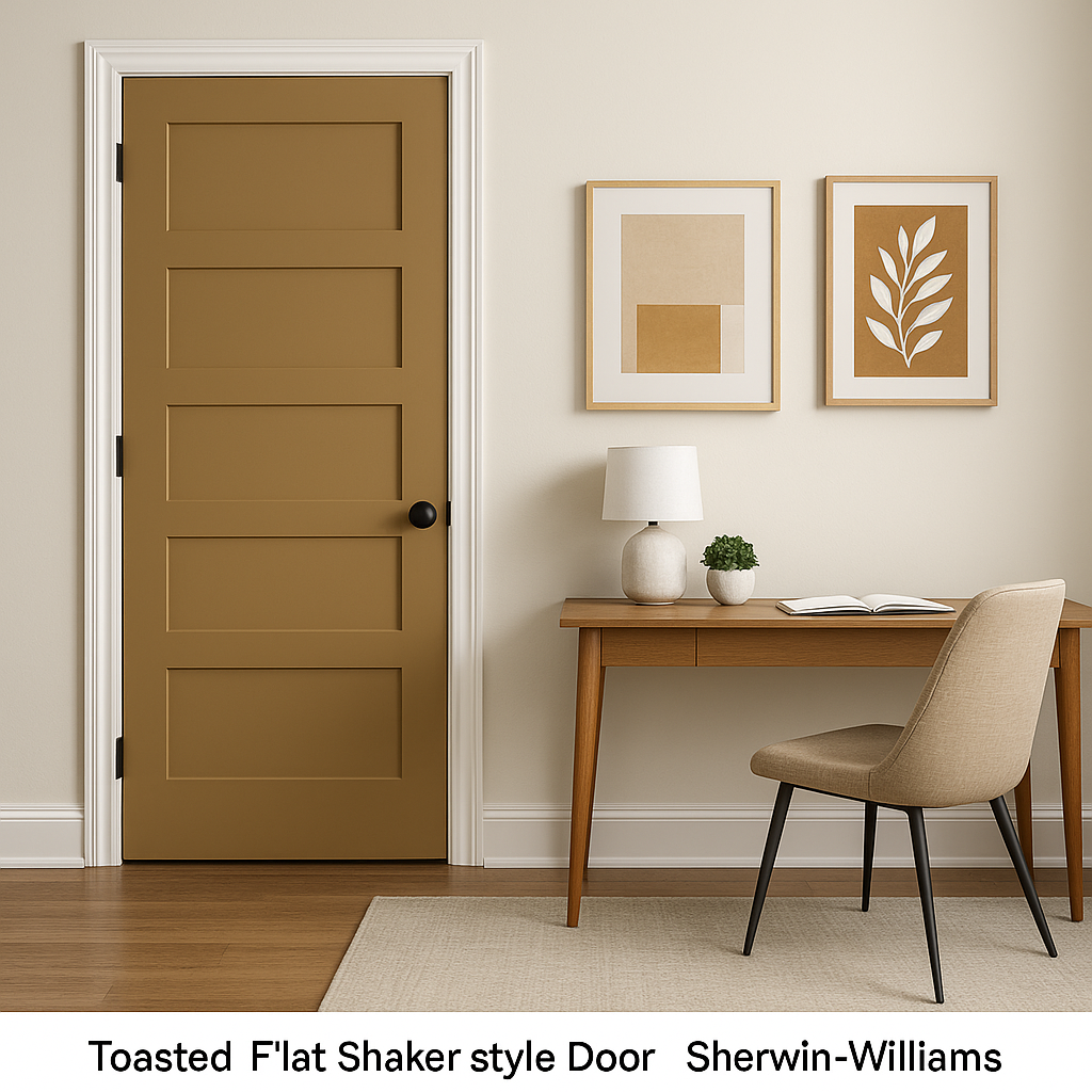 Benjamin Moore Toasted (1098): A Warm, Sophisticated Neutral.