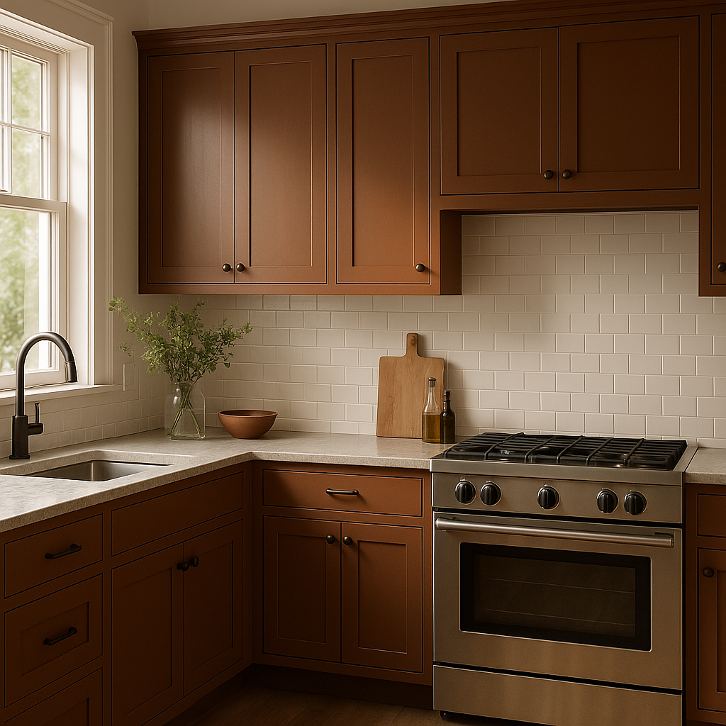 Benjamin Moore Toasted (2174-10): A Warm, Inviting Hue for Timeless Interiors.