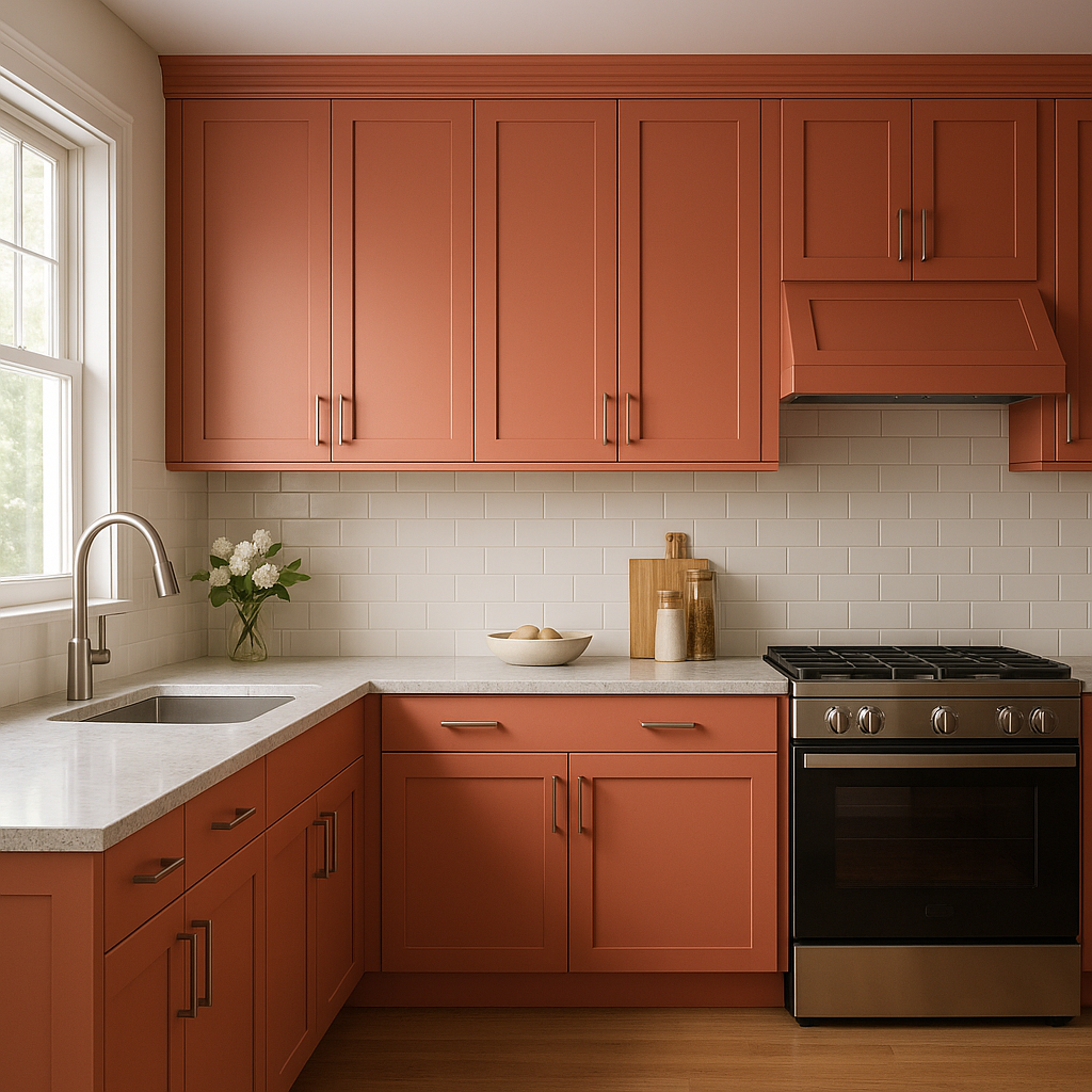 Benjamin Moore Tomato (2089-40): A Bold, Energizing Red for Statement-Making Spaces.