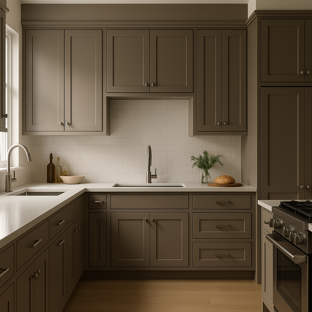 Benjamin Moore Topeka (1463): A Timeless Neutral for Every Space.