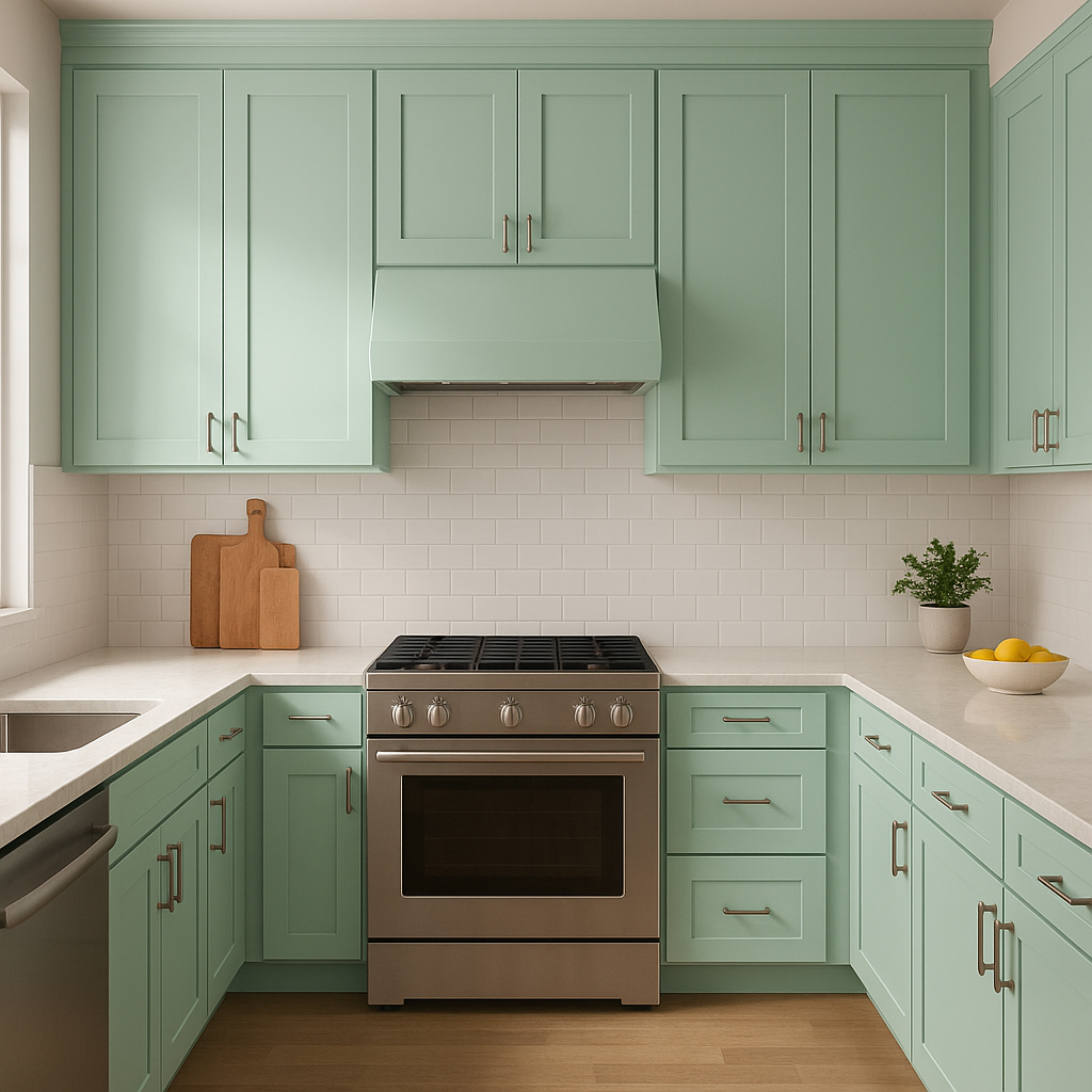 Benjamin Moore Tropical (575): A Vibrant Green for Bold Interiors.