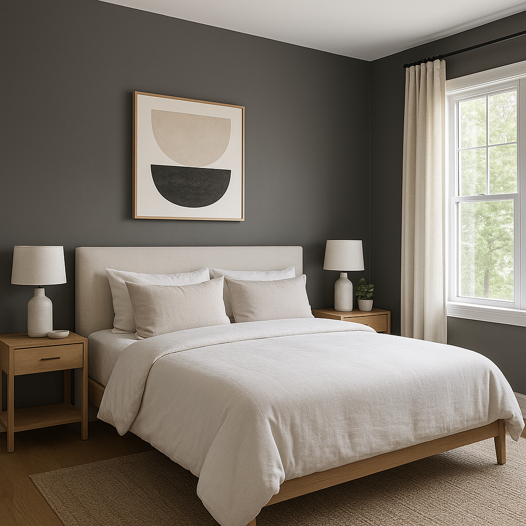Benjamin Moore Trout (2124-20): A Bold and Versatile Charcoal Hue.