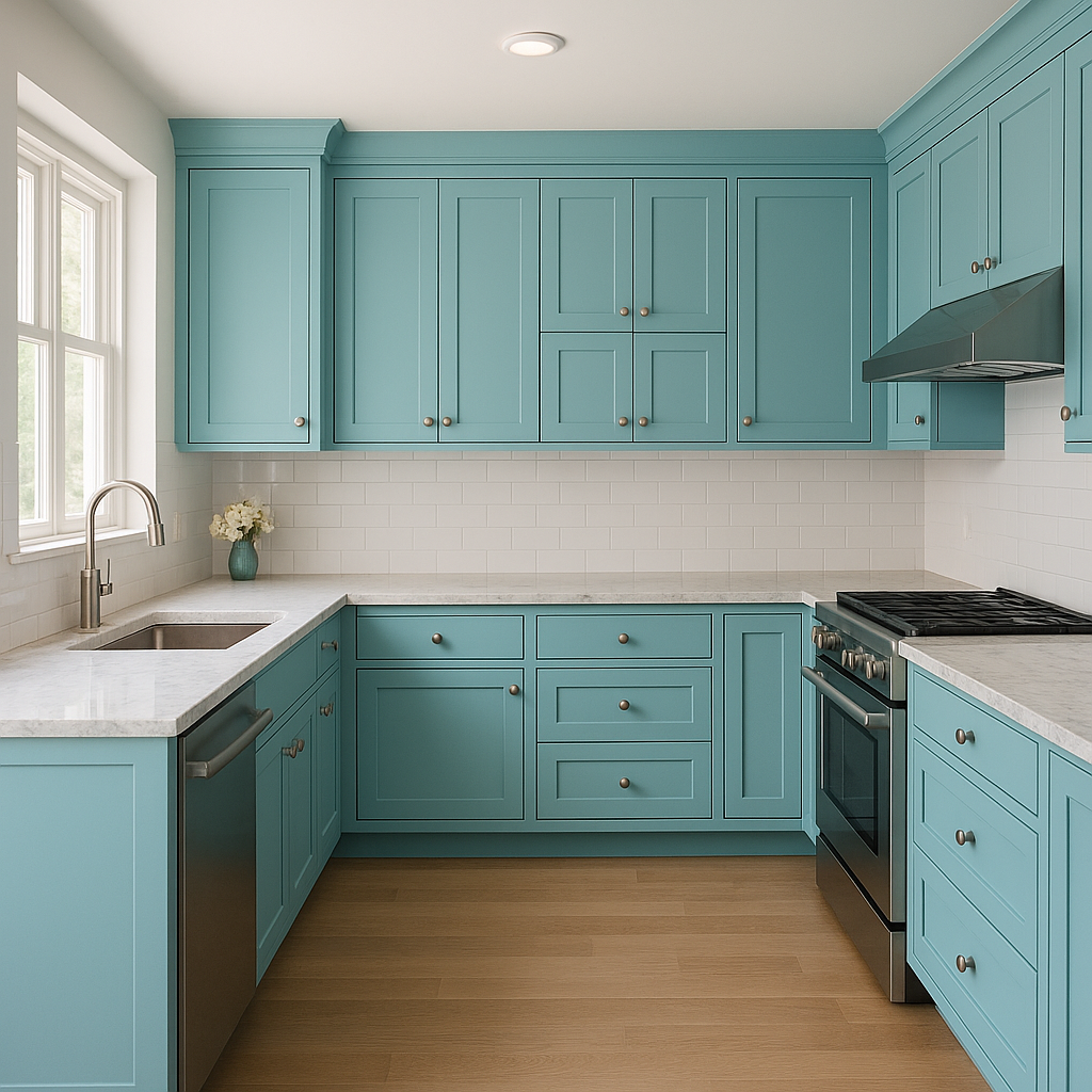 Benjamin Moore Turquoise (2057-50): A Vibrant Splash of Color.