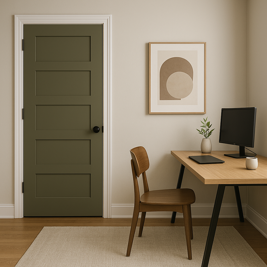 Benjamin Moore Turtle (2142-20): A Rich, Earthy Green Perfect for Timeless Interiors.