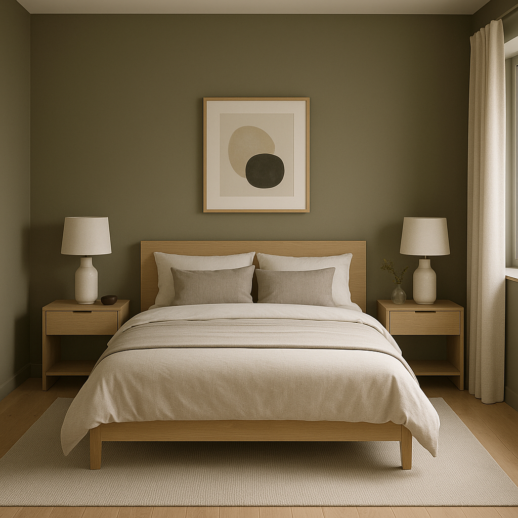 Benjamin Moore Turtle (2142-20): A Rich, Earthy Green Perfect for Timeless Interiors.