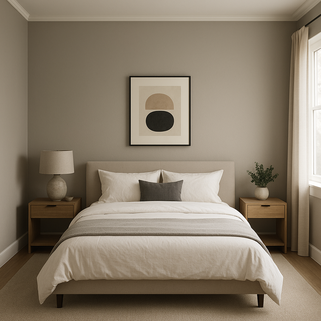 Benjamin Moore Upper (CSP-70): A Sophisticated Neutral for Timeless Interiors.