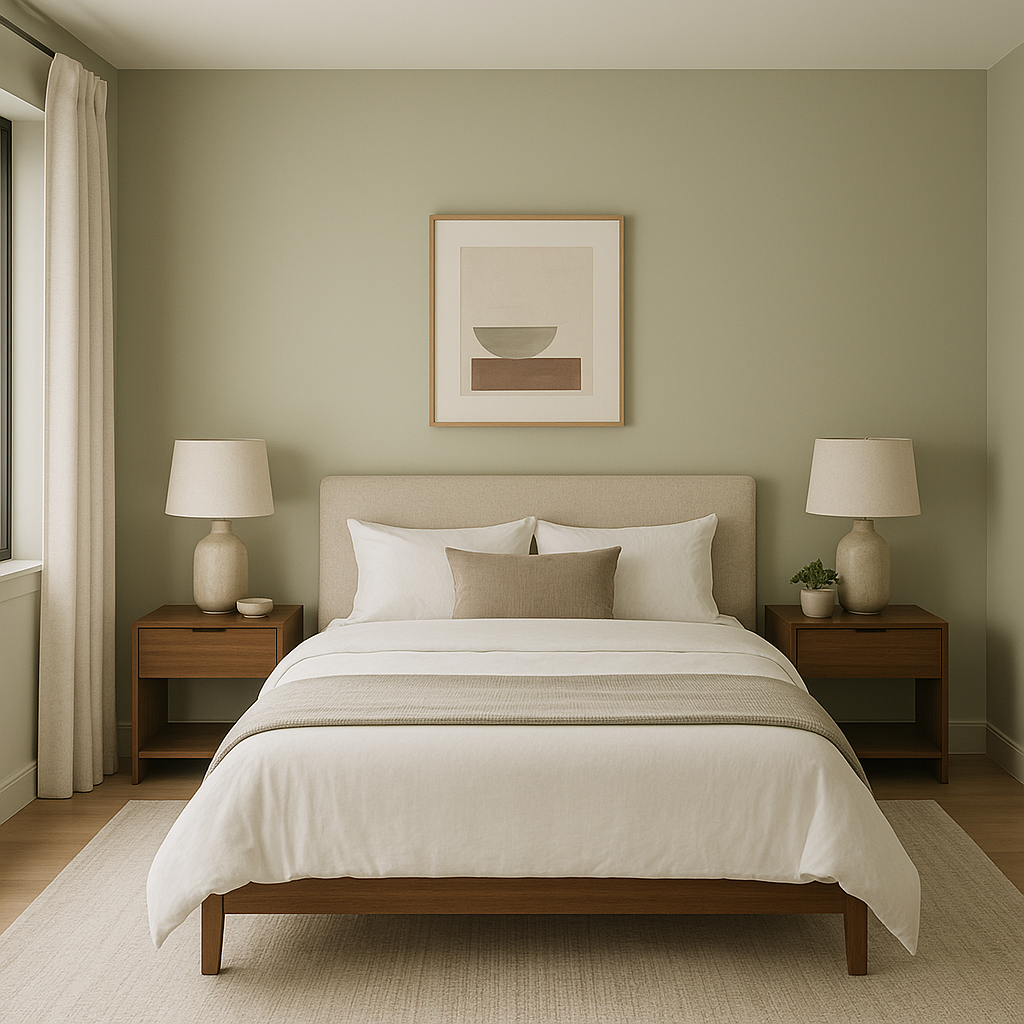 Benjamin Moore Vale (1494): A Versatile and Timeless Gray-Green.