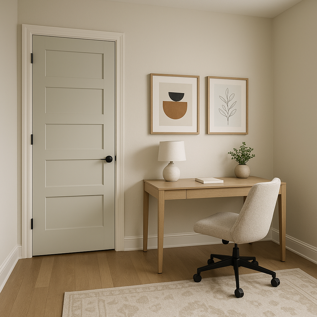 Benjamin Moore Vapor (1556): A Versatile Soft Gray with Subtle Elegance.