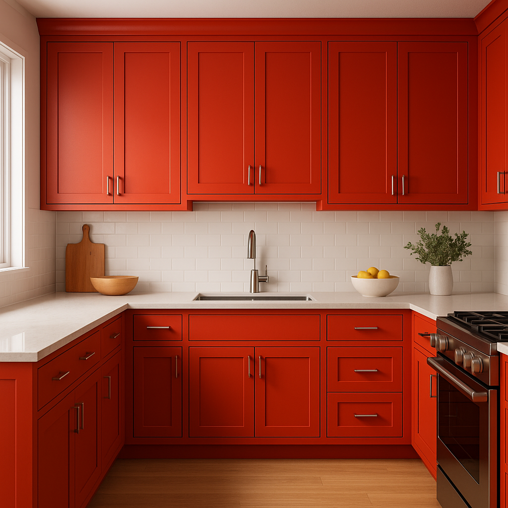 Benjamin Moore Vermilion (2002-10): A Vibrant Red with Timeless Elegance.