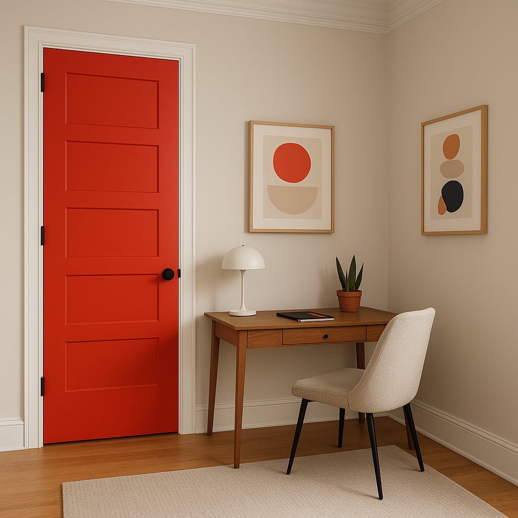 Benjamin Moore Vermilion (2002-10): A Vibrant Red with Timeless Elegance.