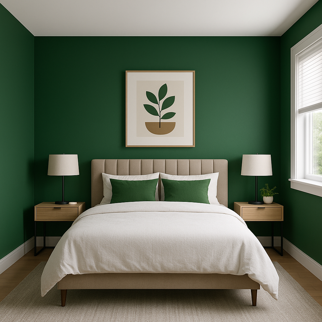 Benjamin Moore Vine (2034-20): A Vibrant and Verdant Hue for Bold Interiors.