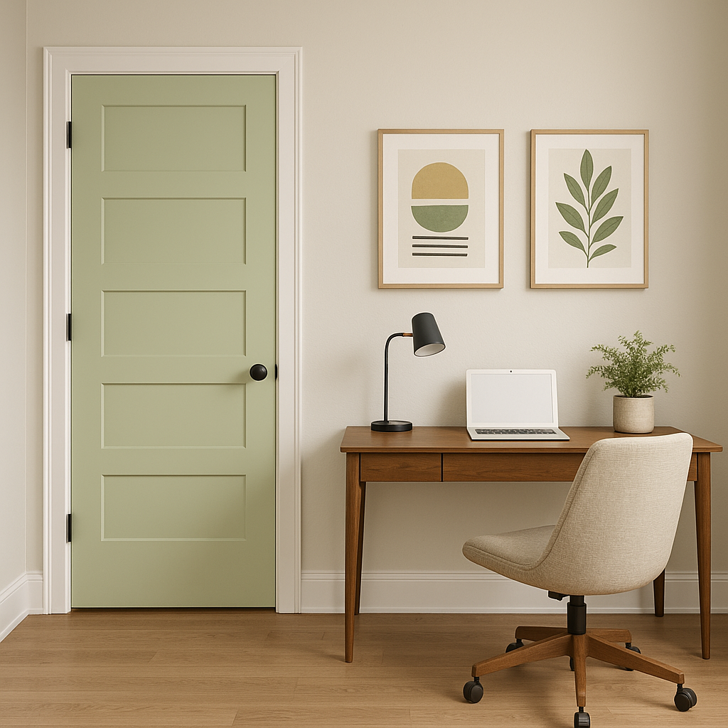Benjamin Moore Wales (2028-50): A Captivating Green for Timeless Interiors.