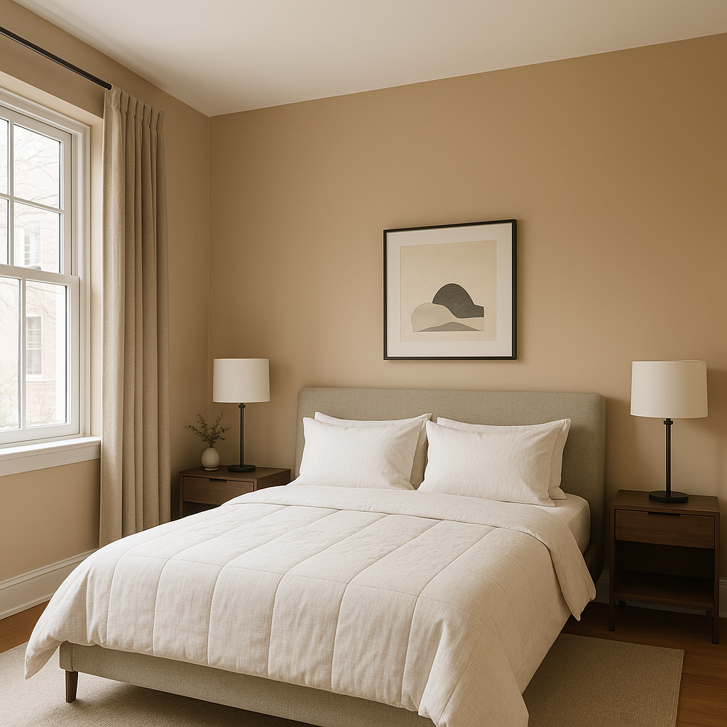 Benjamin Moore Warm (CSP-280): A Versatile Hue for Cozy Interiors.