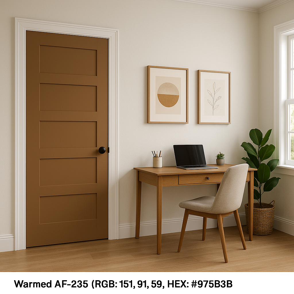 Benjamin Moore Warmed AF-235: A Cozy Neutral with Timeless Versatility.