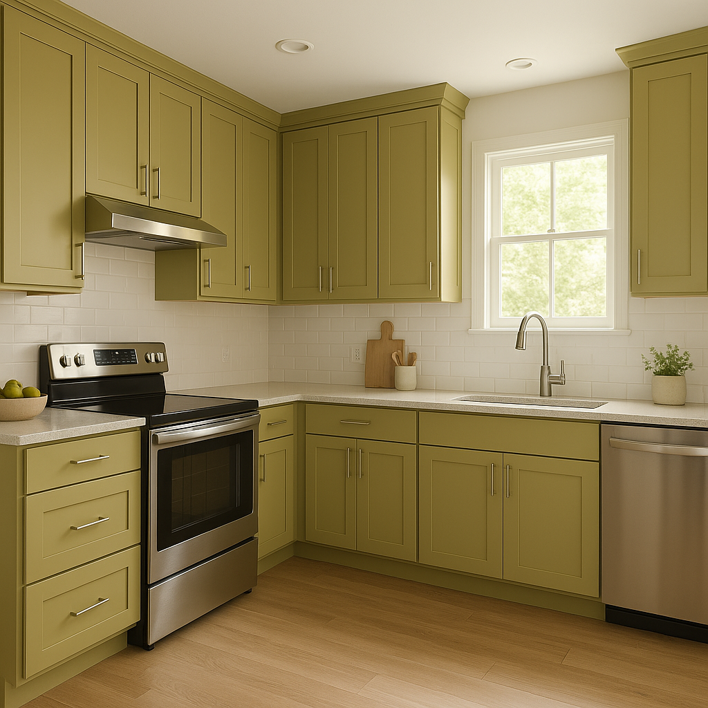 Benjamin Moore Wasabi AF-430: A Bold, Energizing Green for Contemporary and Classic Spaces.