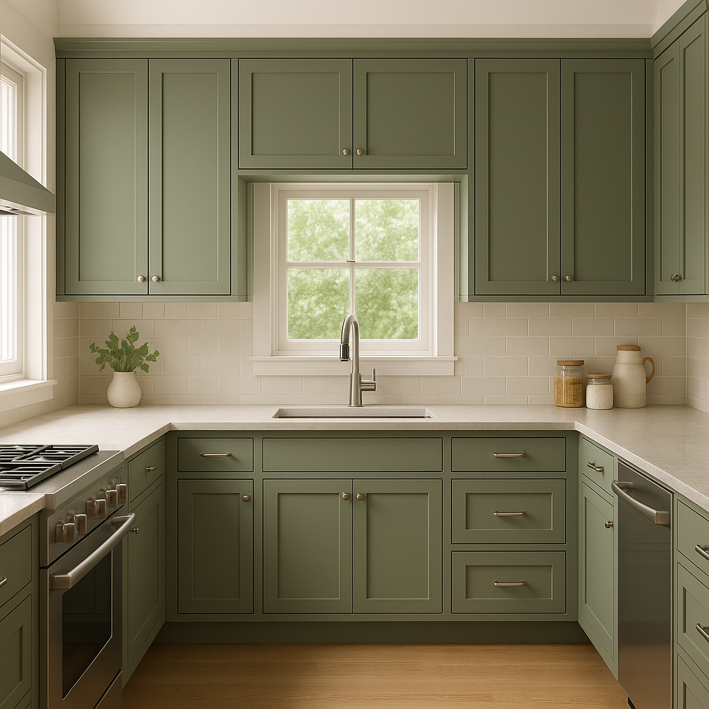 Benjamin Moore Webster Green (HC-130): A Timeless Earthy Hue for Versatile Design.
