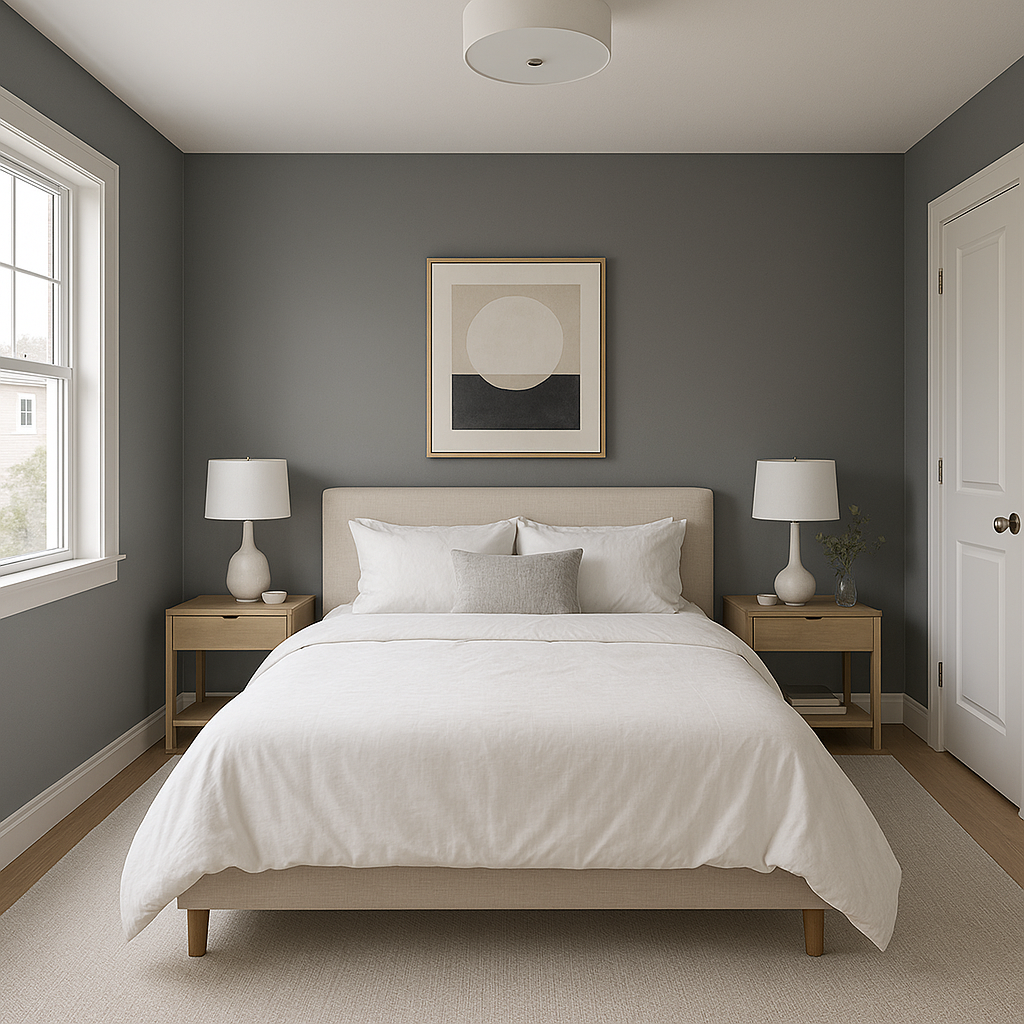 Benjamin Moore Whale (2134-40): A Deep, Sophisticated Gray for Modern Spaces.