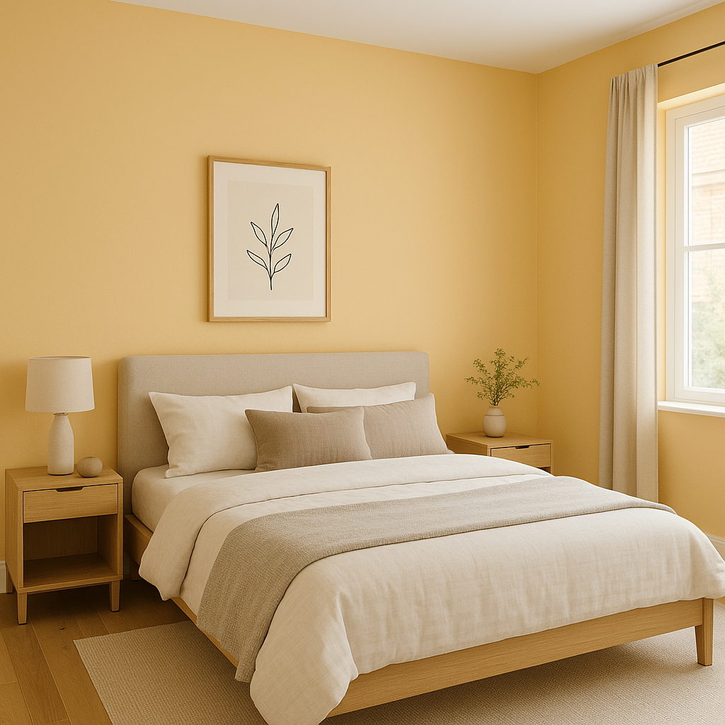 Benjamin Moore Wheatfield (2159-50): A Warm, Inviting Paint Color for Any Space.