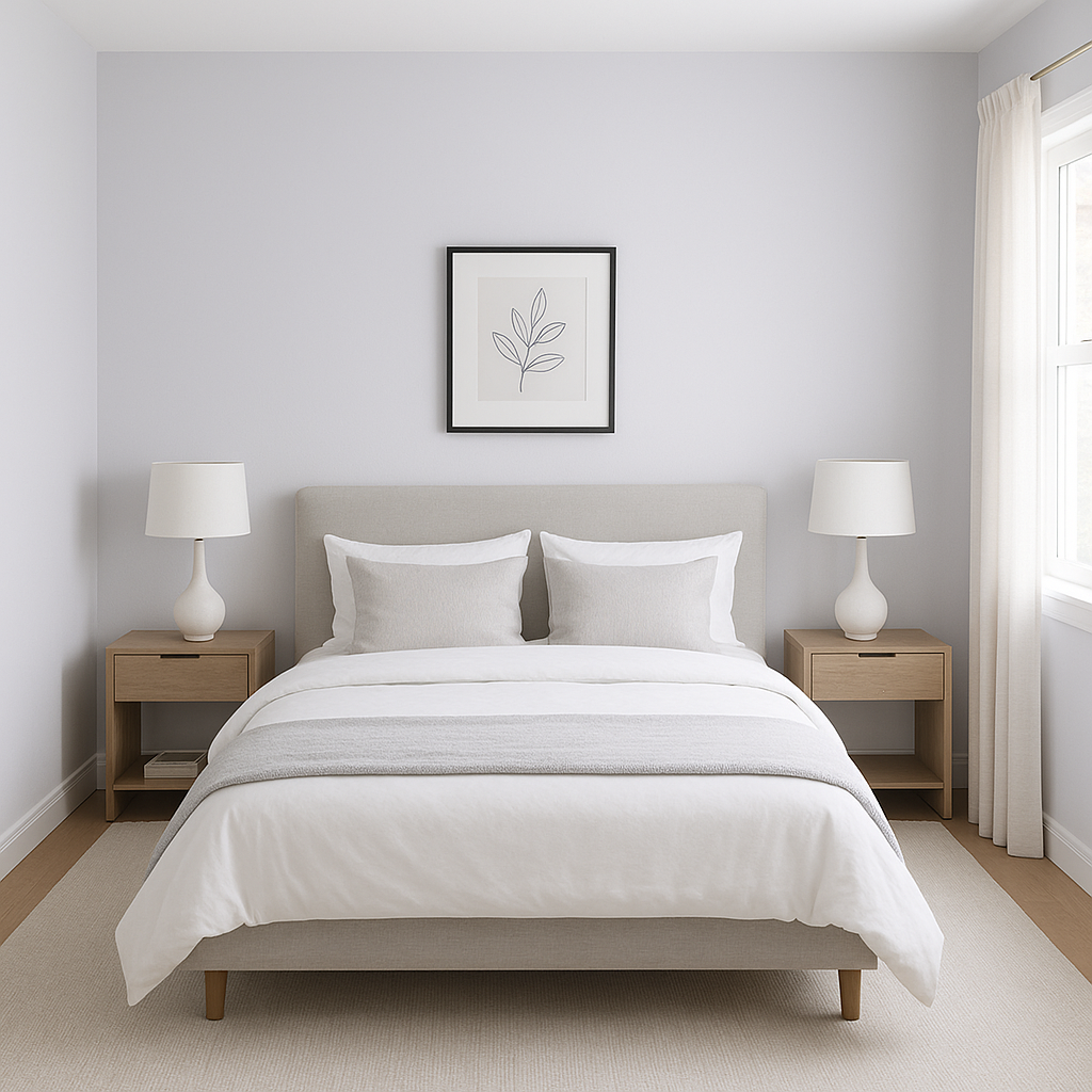 Benjamin Moore Whisper (2070-70): A Timeless, Soft Lavender Hue.