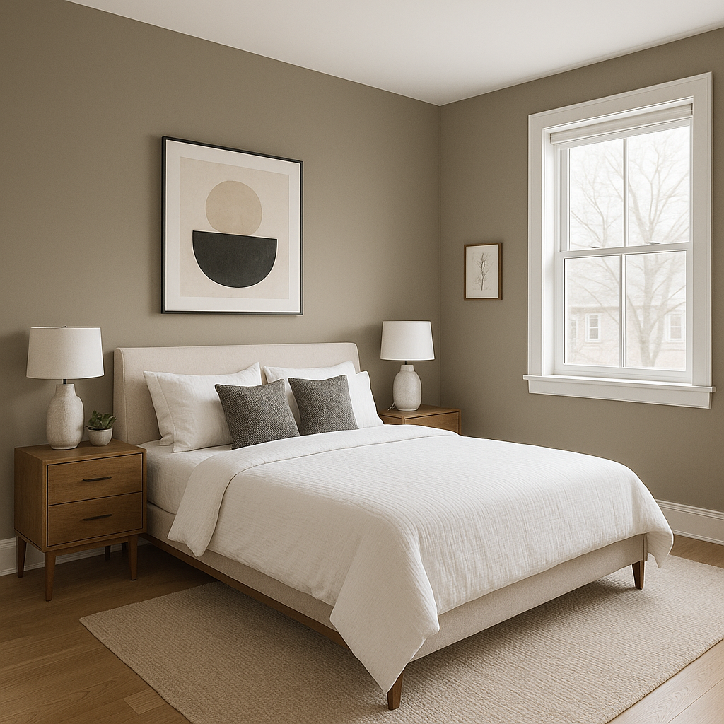 Benjamin Moore Whitall Brown HC-69: A Timeless and Versatile Neutral.