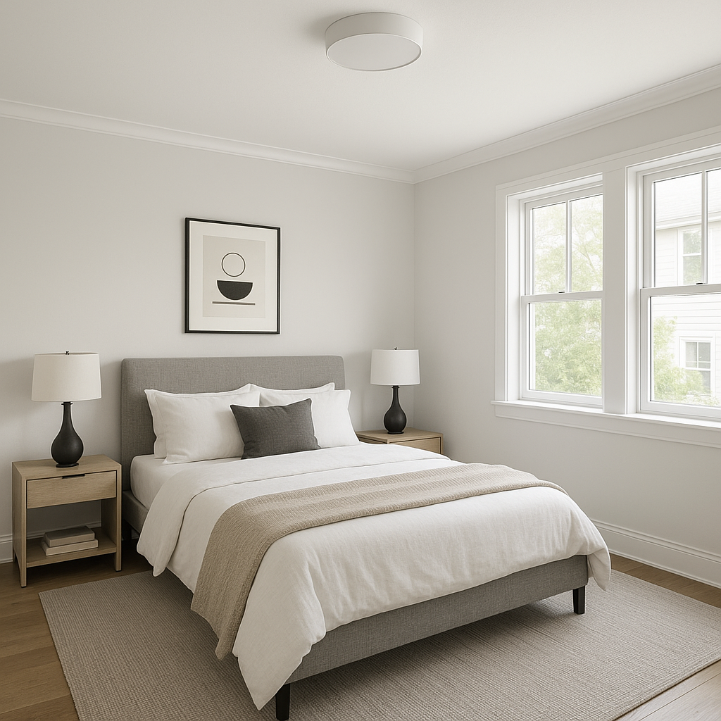 Benjamin Moore White (2120-60): A Timeless Neutral with Subtle Sophistication.