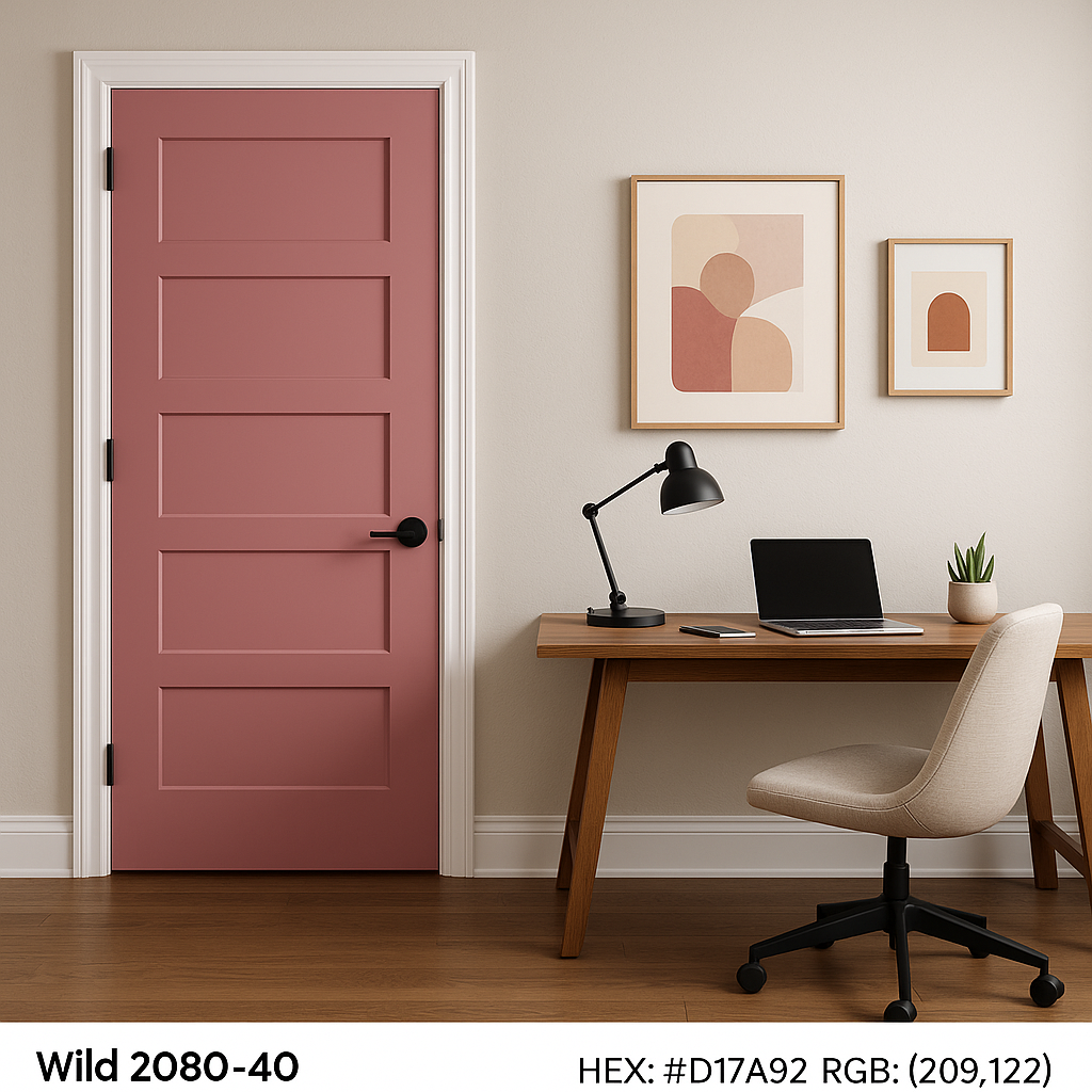 Benjamin Moore Wild (2080-40): A Bold and Vibrant Choice for Statement Spaces.